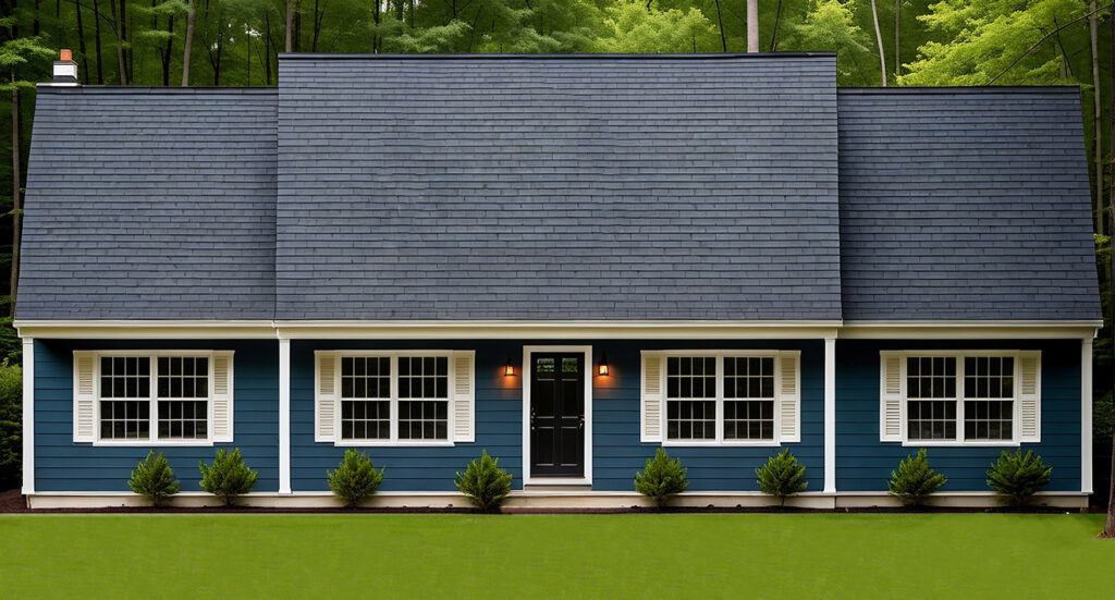 Modular Building Plans: Falmouth Cape Front Exterior